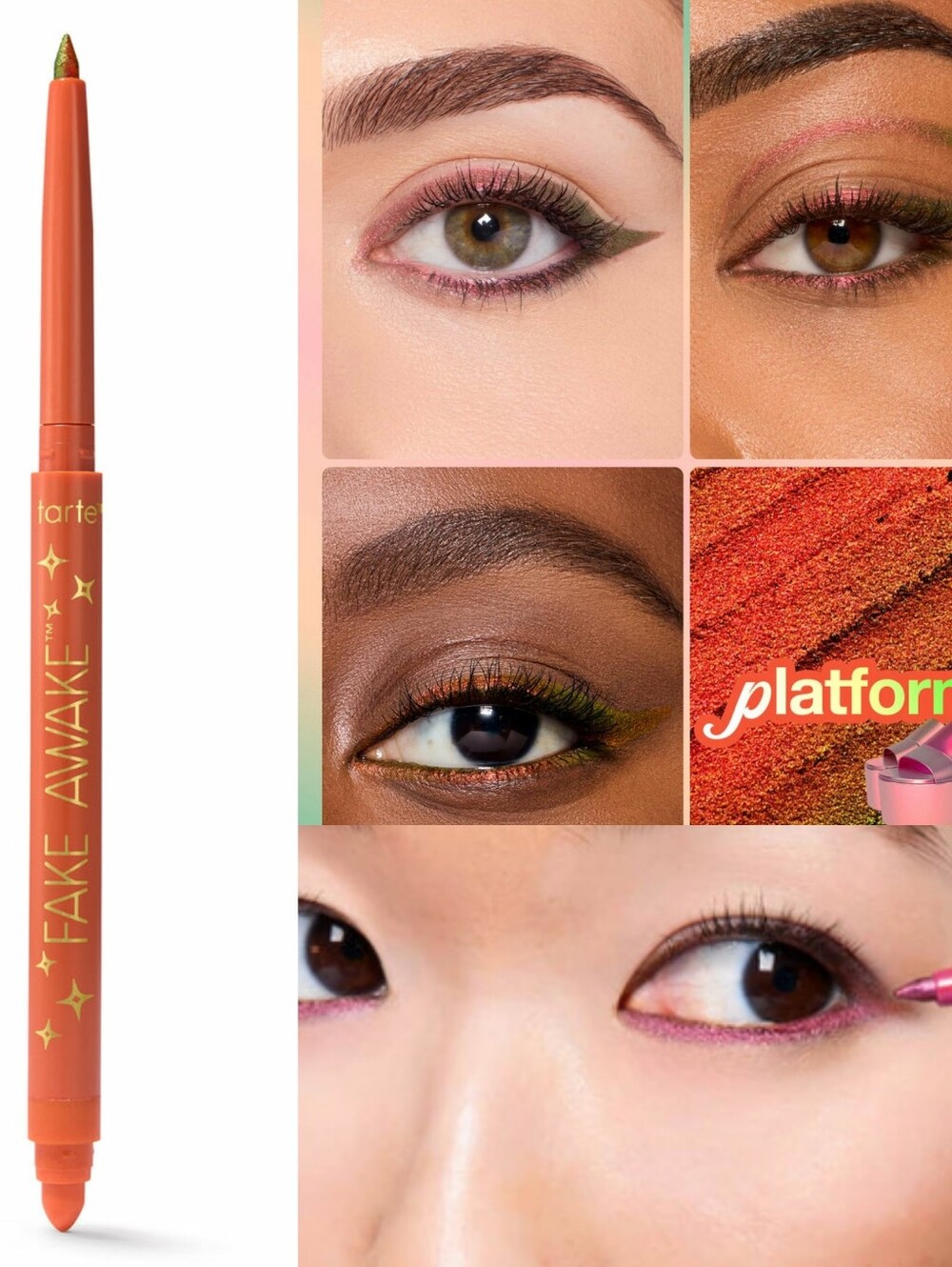 👡Eye Need👡BNIB LE Tarte Fullsize PLATFORMS Fake Awake DUOCHROME Eye Liner!$24R